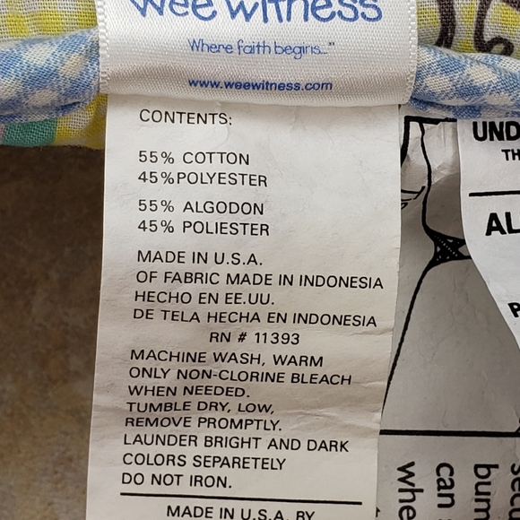 💰SOLD 3/11/22💰🆕️ NEW Vintage Psalm 91:11 Crib Bumper Pad - Picture 8 of 8